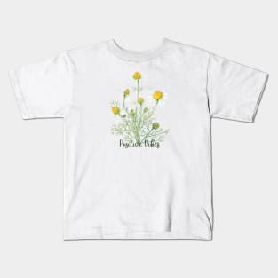 Positive vibes daisies Kids T-Shirt